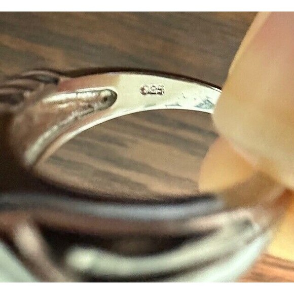 Sterling Silver 925 Amethyst Womens Size 5.75 Purple Stone Channel Set - Picture 6 of 10